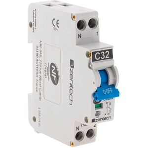 Disjoncteur Zenitech 32A Phase-Neutre - Interrupteur Disjoncteur Zenitech 32A Phase-Neutre - Interrupteur