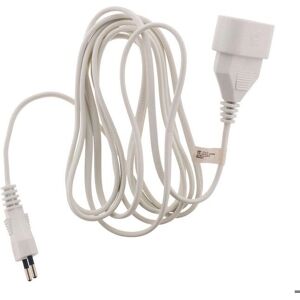 Zenitech - HO3VVH2F 2x0.75 - Blanc - 10m - Prolongateur - Publicité Zenitech - HO3VVH2F 2x0.75 - Blanc - 10m - Prolongateur - Publicité