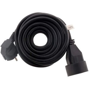 Zenitech Förlängningssladd 16A HO5VV-F 3G1,5mm² Svart 5m Zenitech Förlängningssladd 16A HO5VV-F 3G1,5mm² Svart 5m