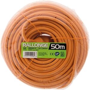 N/A - 50m Oranje tuinverlengsnoer HO5VV-F 2x1.5mm² N/A - 50m Oranje tuinverlengsnoer HO5VV-F 2x1.5mm²