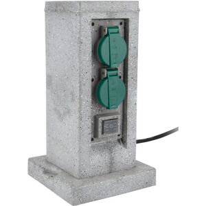 ZENITECH Prise de jardin - 4x16A, 2 interrupteurs, câble 5m - Publicité ZENITECH Prise de jardin - 4x16A, 2 interrupteurs, câble 5m - Publicité