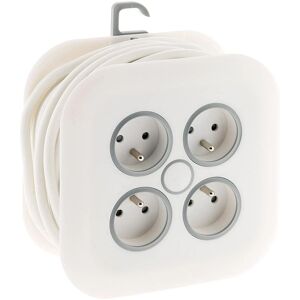 Zenitech Tira de corriente 7m 4 Tomas 2P+T 16A Enchufe Plano Zenitech Tira de corriente 7m 4 Tomas 2P+T 16A Enchufe Plano