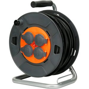 Zenitech Heavy-Duty Extension Cord Reel - 40m, 4x16A, IP44 Zenitech Heavy-Duty Extension Cord Reel - 40m, 4x16A, IP44