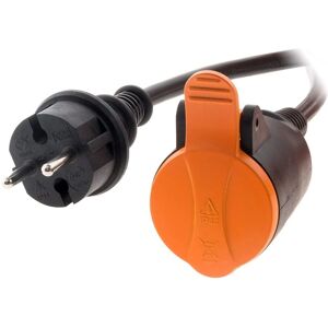 Extensión 25m Zenitech a Prueba de Agua 2P IP44 Clip Naranja Extensión 25m Zenitech a Prueba de Agua 2P IP44 Clip Naranja
