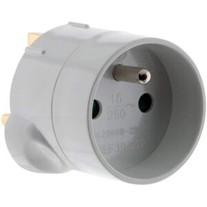 Adaptateur de voyage Zenitech 240096 - Blanc - Norme CE Adaptateur de voyage Zenitech 240096 - Blanc - Norme CE