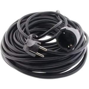 Zenitech - Rallonge 25m Noir HO5VVF 3G1.5mm² - Publicité Zenitech - Rallonge 25m Noir HO5VVF 3G1.5mm² - Publicité