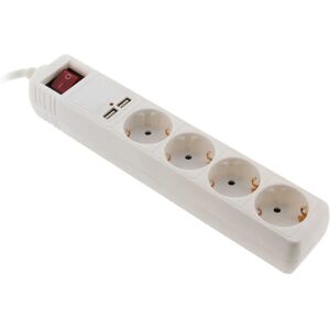 Otio Stekkerdoos 3 Stopcontacten 2 USB Snelladen - 1,5m Zwart Otio Stekkerdoos 3 Stopcontacten 2 USB Snelladen - 1,5m Zwart
