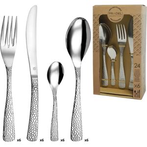 Cubiertos Amefa Tam Tam - Acero inoxidable - 24 piezas Cubiertos Amefa Tam Tam - Acero inoxidable - 24 piezas