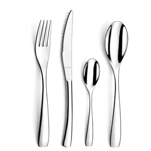 Juego de 48 cubiertos de acero inoxidable Amefa - Diseño moderno Juego de 48 cubiertos de acero inoxidable Amefa - Diseño moderno