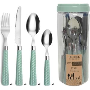 Juego de Cubiertos Amefa Paille 24 Piezas Metálico Bicolor - Cubiertos Juego de Cubiertos Amefa Paille 24 Piezas Metálico Bicolor - Cubiertos