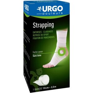 Urgo Fascia Adesiva Elastica - 2,5m x 10cm - Supporto Muscolare Urgo Fascia Adesiva Elastica - 2,5m x 10cm - Supporto Muscolare