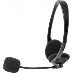 Casque Exertis Connect avec micro, filaire, noir Casque Exertis Connect avec micro, filaire, noir