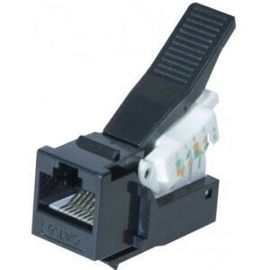 Hypertec 272870-HY Keystone-Modul - RJ45, Cat. 6, Schwarz Hypertec 272870-HY Keystone-Modul - RJ45, Cat. 6, Schwarz