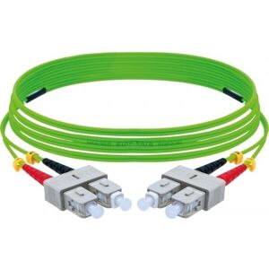 Exertis Connect LWL Patchkabel - 50/125 μm OM5-Faser - SC Duplex Stecker - UPC - Lindgrün - 1,0 m Netzwerkkabel Exertis Connect LWL Patchkabel - 50/125 μm OM5-Faser - SC Duplex Stecker - UPC - Lindgrün - 1,0 m Netzwerkkabel