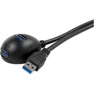 CONNECT - 532800 - Noir - 1.5m - USB hub - Publicité CONNECT - 532800 - Noir - 1.5m - USB hub - Publicité