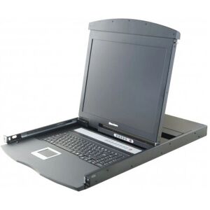 Console Rack Dexlan 751908 - 48,3cm 19" TFT USB VGA - Publicité Console Rack Dexlan 751908 - 48,3cm 19" TFT USB VGA - Publicité