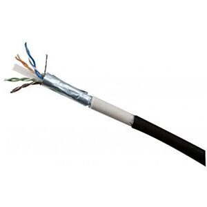 Câble réseau Connect 845048 - 30m, Cat6, Étanche, Noir - Publicité Câble réseau Connect 845048 - 30m, Cat6, Étanche, Noir - Publicité