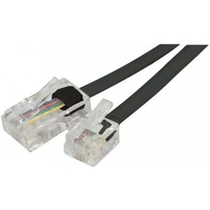 Exertis Connect 911738 - Câble téléphonique RJ11 à RJ45, 7 m, noir Exertis Connect 911738 - Câble téléphonique RJ11 à RJ45, 7 m, noir