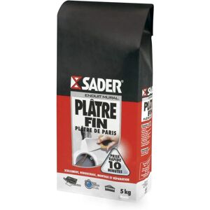 SADER Gesso - Plâtre intérieur 5kg - Publicité SADER Gesso - Plâtre intérieur 5kg - Publicité