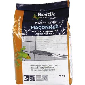 Bostik Mortar - 10kg Wall Masonry - Interior & Exterior Bostik Mortar - 10kg Wall Masonry - Interior & Exterior