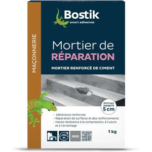 Mortier de Réparation Bostik - 30602265 - Gris - Intérieur/Extérieur - Renforce Structures Mortier de Réparation Bostik - 30602265 - Gris - Intérieur/Extérieur - Renforce Structures