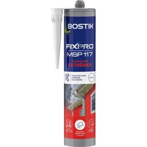 Bostik MSP 117 - Colle de construction - Convient pour tous matériaux - Publicité Bostik MSP 117 - Colle de construction - Convient pour tous matériaux - Publicité