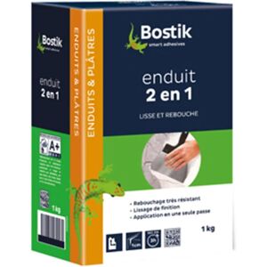 Bostik Modèle 30604609 - Enduit mural 2 en 1 - Poudre 1kg Bostik Modèle 30604609 - Enduit mural 2 en 1 - Poudre 1kg