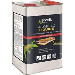 Colle Néoprène Liquide Bostik - 5L - Résistance thermique 80°C - Publicité Colle Néoprène Liquide Bostik - 5L - Résistance thermique 80°C - Publicité