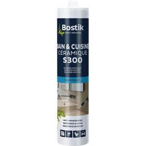 BOSTIK S300 Silicone Sealant - Translucent Bathroom Kitchen - Sealant for Sanitary Joints BOSTIK S300 Silicone Sealant - Translucent Bathroom Kitchen - Sealant for Sanitary Joints