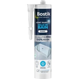Bostik White Badrums Perfect Seal Sealant - Bathroom High Performance 100% Silicone Bostik White Badrums Perfect Seal Sealant - Bathroom High Performance 100% Silicone