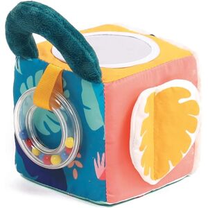 LUDI Kleurrijke Jungle Stoffenkubus - Sensorisch Speelgoed LUDI Kleurrijke Jungle Stoffenkubus - Sensorisch Speelgoed