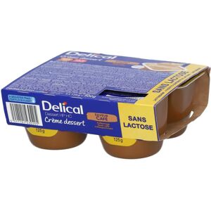 Delical Dessert Protéiné Sans Lactose 4x125g Delical Dessert Protéiné Sans Lactose 4x125g