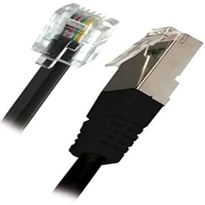 APM Kabel Rj11/Rj45 - Mannelijk - Zwart - 2m APM Kabel Rj11/Rj45 - Mannelijk - Zwart - 2m