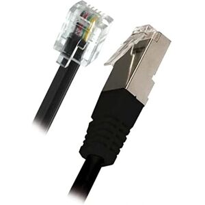 APM Zwarte 5m RJ11 Telefoon Kabel - Gereviseerde 5m RJ11 Kabel APM Zwarte 5m RJ11 Telefoon Kabel - Gereviseerde 5m RJ11 Kabel
