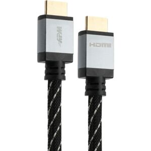 APM HDMI 2.1 8K Nylon Kabel - Video & Audio - 3m APM HDMI 2.1 8K Nylon Kabel - Video & Audio - 3m