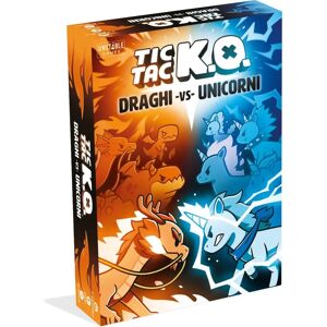Tic Tac K.O. - Drakar vs. Enhörningar - Brädspel Tic Tac K.O. - Drakar vs. Enhörningar - Brädspel