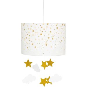Atmosphera White and Yellow Child Pendant Light - 30cm - Kids Room Decor Atmosphera White and Yellow Child Pendant Light - 30cm - Kids Room Decor