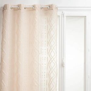 Rideau en lin Sama Jacquard Atmosphera Créateur d'Intérieur - 140x240cm - Publicité Rideau en lin Sama Jacquard Atmosphera Créateur d'Intérieur - 140x240cm - Publicité