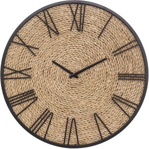 Orologio Nico di paglia Atmosphera - Orologio da parete/tavolo - Beige Orologio Nico di paglia Atmosphera - Orologio da parete/tavolo - Beige