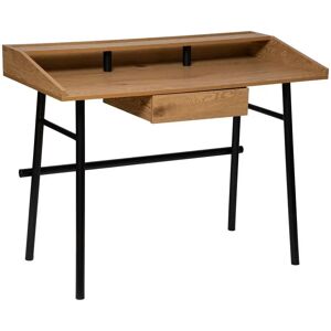 Scrivania Atmosphera Josan - Stile Industriale, 110cm, Nero & Rovere Scrivania Atmosphera Josan - Stile Industriale, 110cm, Nero & Rovere