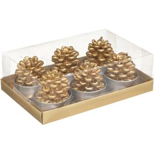 Feeric Lights & Christmas Candele tea light di pigna - Candele Feeric Lights & Christmas Candele tea light di pigna - Candele