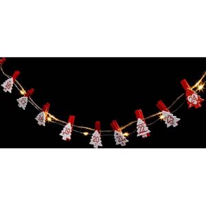 Calendario dell'Avvento di Natale con 20 Lampade Bianche Calde - Decorazione Interni Calendario dell'Avvento di Natale con 20 Lampade Bianche Calde - Decorazione Interni