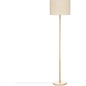 Lámpara de pie Beige de madera de pino Atmosphera - Iluminación de suelo Lámpara de pie Beige de madera de pino Atmosphera - Iluminación de suelo