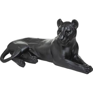 Statuetta leopardo da letto - nero - 80x39x38cm - Decorazione decorativa Statuetta leopardo da letto - nero - 80x39x38cm - Decorazione decorativa