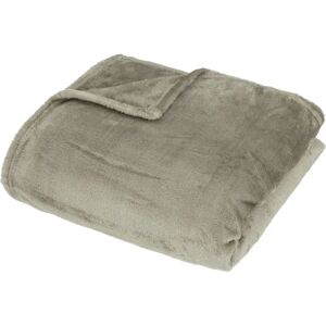 Atmosphera 188596D Couverture Beige - Plaid - Publicité Atmosphera 188596D Couverture Beige - Plaid - Publicité