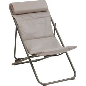 Chaise de jardin Hespéride - Marron - Dossier réglable - 81x59x98cm - Publicité Chaise de jardin Hespéride - Marron - Dossier réglable - 81x59x98cm - Publicité