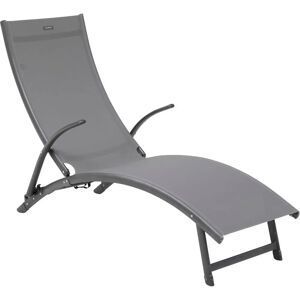 Chaise longue Samba de Hesperide - Aluminium, Réglable en 4 Positions - Publicité Chaise longue Samba de Hesperide - Aluminium, Réglable en 4 Positions - Publicité