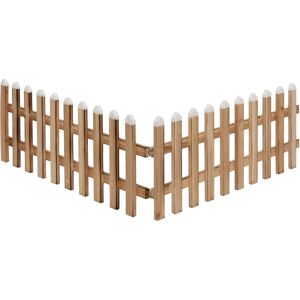 Clôture en bois Noël Feeric Lights & Christmas - Finition enneigée - 90x20cm - Publicité Clôture en bois Noël Feeric Lights & Christmas - Finition enneigée - 90x20cm - Publicité
