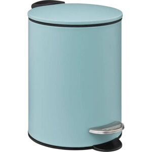 5FIVE Blue Arctic Metal Waste Bin - Soft Close 3L 5FIVE Blue Arctic Metal Waste Bin - Soft Close 3L