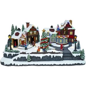Feeric Lights & Christmas - Villaggio di Natale - Musicale, Luminoso, Animato - 45x20.5x29.5cm Feeric Lights & Christmas - Villaggio di Natale - Musicale, Luminoso, Animato - 45x20.5x29.5cm